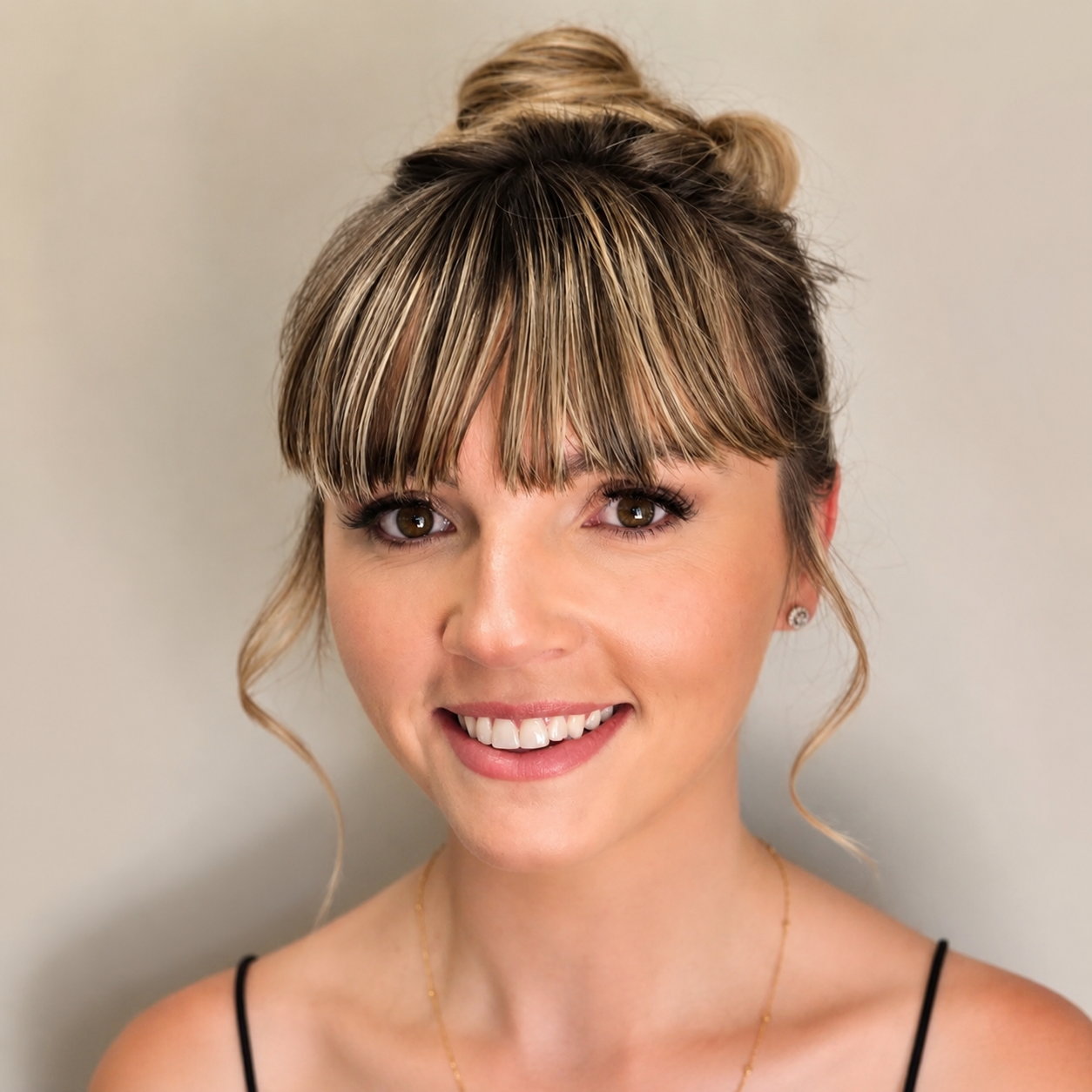 Glam wedding makeup look for Dorset bride and prom
